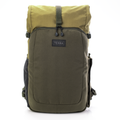 Tenba Fulton v2 14L Camera Backpack for Mirrorless & DSLR – Tan/Olive Weather-Resistant Rolltop Bag